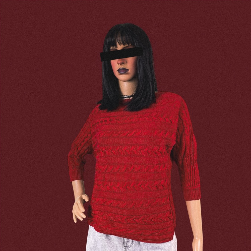 3/$25 Lauren Ralph Lauren red knit sweater